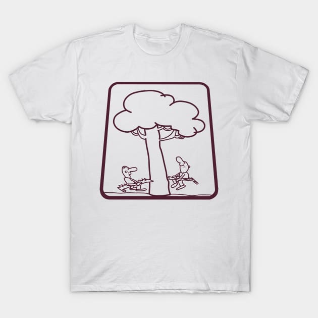 Eco friendly brothers T-Shirt by Ilustradamus